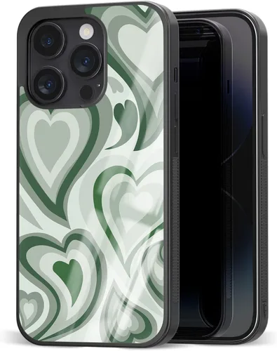 Vista 9 de Fundas estéticas de corazón para niñas para iPhone 6 7 8 11 12 13 14 15 16 Pro Max Plus Mini Xr Xs SE para Samsung Galaxy S20 S21 S22 S23 S24 Z Flip