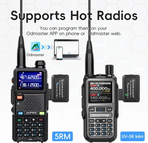 Vista 2 de TIDRADIO Adaptador de Programador Inalámbrico de Radioaficionado APP y Programa de PC para Baofeng UV-5R y Múltiples Modelos Sin Problemas