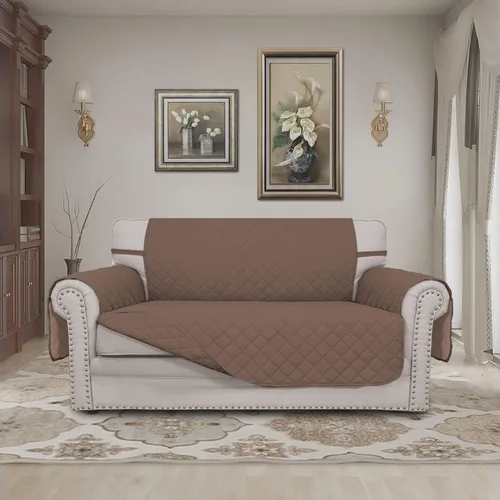 Vista 984 de Easy-Going - Funda reversible para sofá reclinable, resistente al agua, protector de muebles con correas elásticas, para mascotas y niños