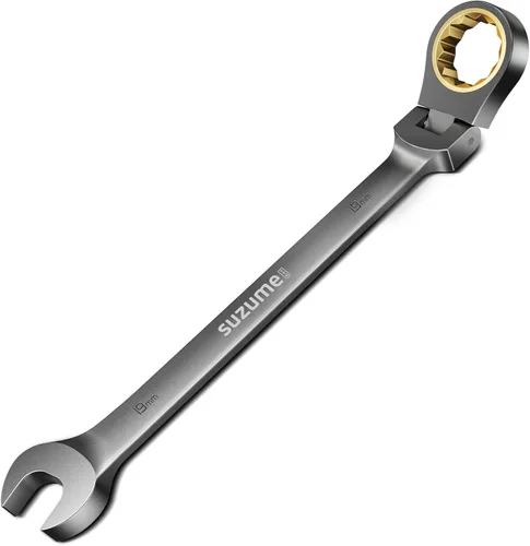 Vista 27 de SUZUME Llave de trinquete de cabeza flexible de 1/2 "SAE 72 dientes de acero Cr-V con cabezal flexible de 180° 15K+ engranajes bloqueados ciclo