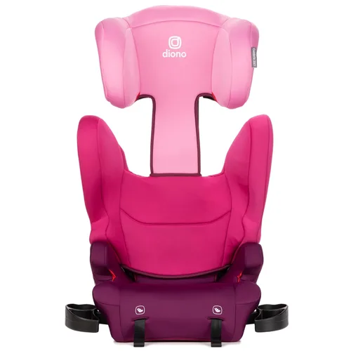Vista 9 de Diono Cambria 2XT XL, conectores de doble pestillo, asiento elevador de posicionamiento de cinturón 2 en 1, respaldo alto a espalda alta con espacio