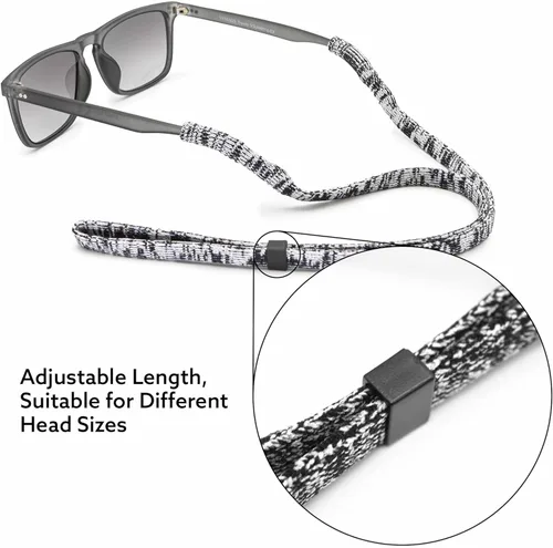 Vista 3 de VITENZI Glasses Strap Eyeglasses String Holder Sunglasses Retainer Men Women Chain Around Neck Sports Adjustable Lanyards