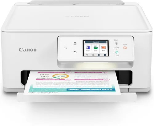 Canon PIXMA TS7720 Impresora inalámbrica de inyección de tinta a color todo en uno - Impresión, copia, escanea, dúplex automático, 15/10 PPM,
