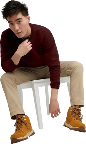Vista 5 de Hanes EcoSmart - Sudadera de vellón sin botones para hombre, mezcla de algodón, con cuello redondo, paquete de1o2unidades