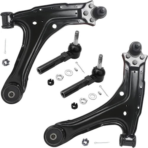 Vista 203 de Detroit Axle - 4 brazos de control traseros para Ford C-Max Focus Mazda 3 5 Volvo C30 C70 S40 V50, 4 brazos de control superior e inferior