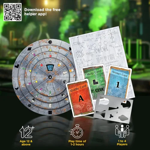 Vista 3 de Exit: The Secret Lab Exit: The Game - A Kosmos Game Kennerspiel Des Jahres Winner Family-Friendly, Card-Based at-Home Escape Room Experience