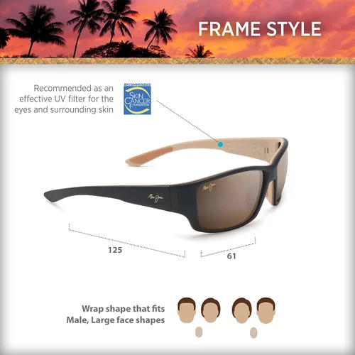 Vista 8 de Maui Jim Gafas de sol polarizadas Local Kine para hombre