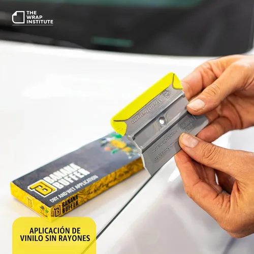 Vista 5 de The Wrap Institute - Tampón de plátano - para aplicaciones de vinilo/PPF en húmedo o seco - Paquete de 10
