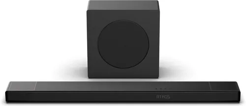 Vista 13 de Hisense Barra de sonido todo en uno A620 de 2.1 canales con subwoofer incorporado, 240 W, DTS Virtual: X, Dolby Dightal Plus, Bluetooth 5.3, Roku TV