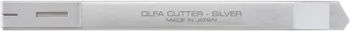 Vista 2 de OLFA Cuchillo utilitario de acero inoxidable de 9 mm (SVR-1) - Cuchillo de precisión retráctil multiusos con cuchilla extraíble, cuchillas