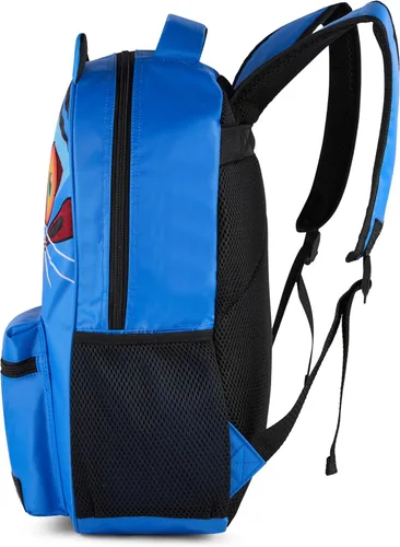 Vista 7 de AI ACCESSORY INNOVATIONS K-Pop Demon Hunters - Mochila de 16 pulgadas para niñas, con un Derby de cara grande con orejas 3D y bordado, dije de bolsa