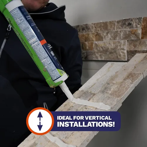 Vista 8 de Bostik Grip n Grab 9.5oz adhesivo de agarre instantáneo Premium resistente Grado profesional Impermeable para uso interno y externo, bajo olor