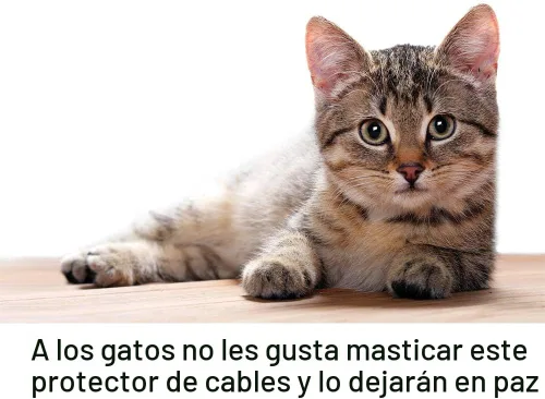 Vista 5 de Alex Tech Protector de cable de 10 pies y 1/2 de pulgada, funda dividida para cable USB, cable de alimentación, de audio y video, protege los cables