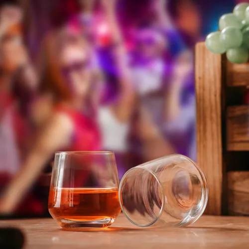 Vista 4 de Zopeal Paquete de 48 vasos de chupito de 3.25 onzas de tequila y whisky, vasos de vidrio pequeños para licor y barra de alcohol para beber