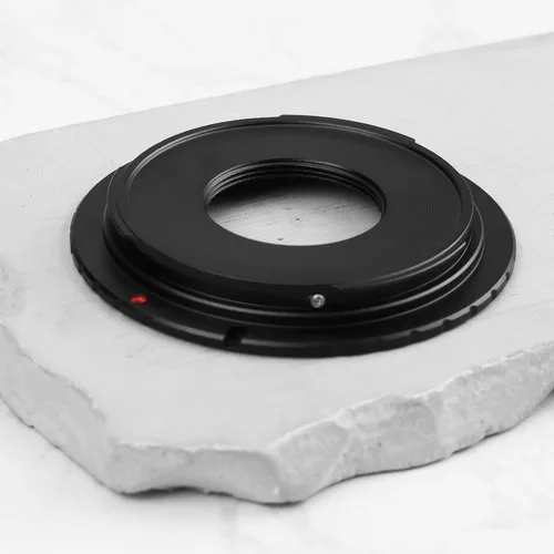 Vista 5 de Cinema C Mount Lens a EOS EF SLR Cámara Adaptador Anillo Compatible con Canon T80 T90 T7i T8