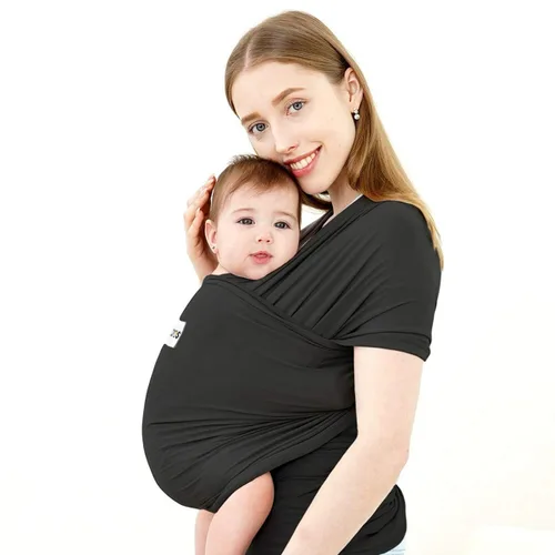 Acrabros Portabebés Envolvente, Portabebés Tipo Fular de Manos Libres, Ligero, Transpirable, Suave, Perfecto para Recién Nacidos e Infantes y Regalo