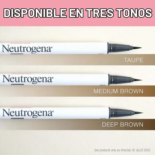 Vista 8 de Neutrogena Microbrow Tint - Bolígrafo de suero tintado de precisión con pantenol para nutrir y acondicionar las cejas, ayuda a crear cejas más