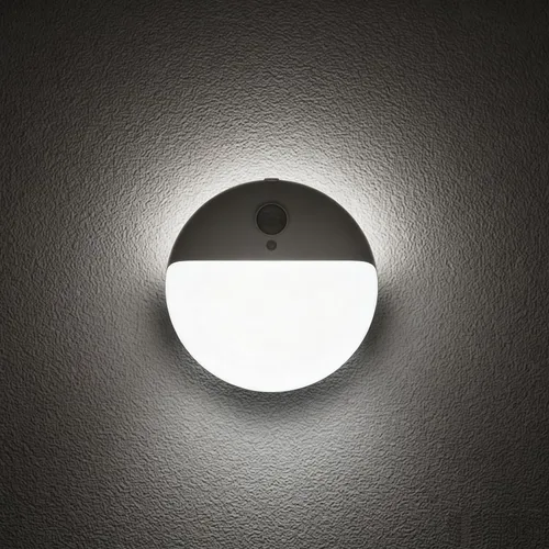 Paquete de 2 luces nocturnas a batería, luces de inodoro, luz de sensor de movimiento pequeño de 2.6 pulgadas, luces adhesivas, 3 modos de luz, luz