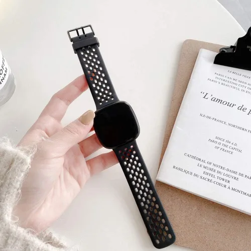 Vista 8 de Seleek Bandas de Reemplazo Compatibles con Fitbit Versa 3 / Versa 4 / Sense/Sense 2, Correas de Pulsera de Fitness de Accesorio Ajustable