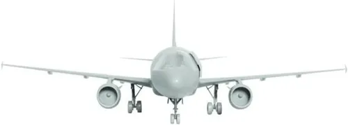 Vista 9 de Zvezda Models Airbus A-320 - Aeroflot Modelo Kit (escala 1/144)