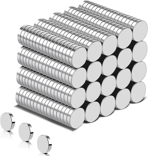 TRYMAG 340 mini imanes de neodimio, pequeños imanes redondos para nevera, tierras raras fuertes para refrigerador, pizarra, cartelera, pasatiempos,