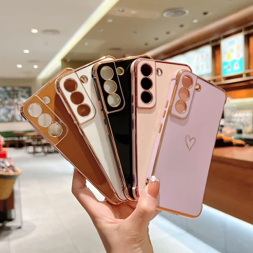 Vista 10 de ZTOFERA Funda diseñada para Google Pixel 7a, bonito diseño de corazones de amor con borde chapado y protección de lente de cámara, para Google Pixel