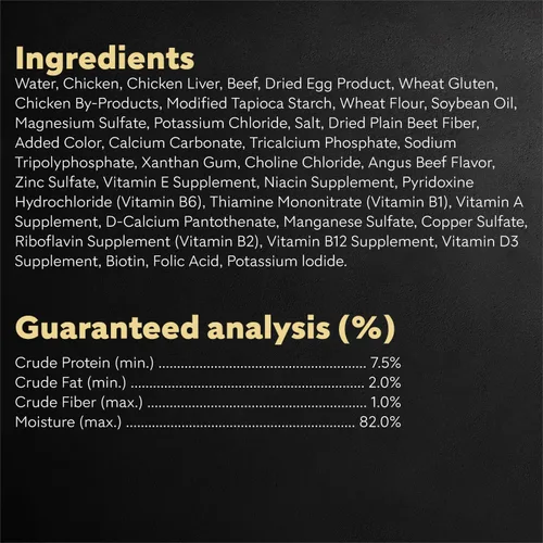 Vista 8 de Cesar Filets in Gravy - Alimento húmedo para perros, sabor a carne Angus, 1.76 onzas, mini-bolsa, 20
