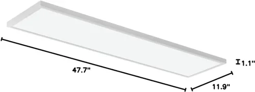 Vista 9 de Lithonia Lighting CPANL 1x4 Luz de panel plano LED, panel de luz LED de 1 pie x 4 pies, lámpara de techo, 4000 lúmenes, CCT conmutable