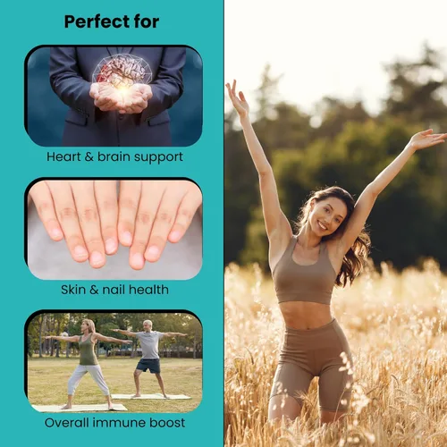 Vista 6 de BIO NUTRI Suplementos de aceite de pescado Omega 3 - 3000 mg de aceite de pescado con EPA DHA - Soporte de ácidos grasos Omega 3 - 120 cápsulas