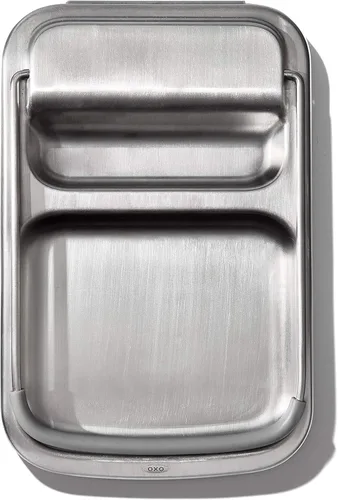 Vista 10 de OXO Good Grips - Soporte para cucharas de acero inoxidable con soporte para tapa