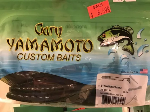 Vista 17 de Yamamoto Senko de Natación de 5.5" - Señuelos de Pesca Tipo Gusano Suave con Cola de Paleta - Paquete de 7