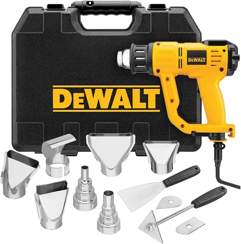 Pistola de calor DeWalt d26960 K para trabajo pesado, con pantalla LCD