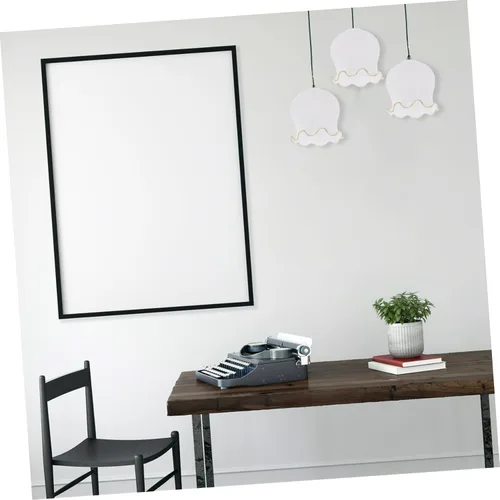 Vista 5 de Angoily Pantalla de cristal Pantalla de luz de vidrio Pantalla de lámpara de araña Pantalla de luz de techo de vidrio Cubierta de lámpara de lirio