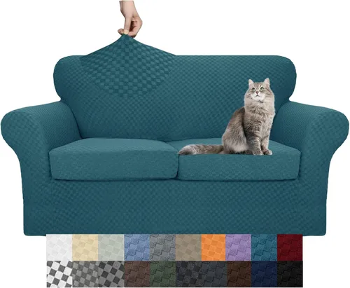 Vista 49 de YEMYHOM - Fundas elásticas para cojín individual, protector de sofá, silla, asiento, funda deslizante, funda suave de sofá, reemplazo, grande, a