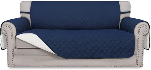 Vista 297 de Easy-Going - Funda reversible para sofá reclinable, resistente al agua, protector de muebles con correas elásticas, para mascotas y niños
