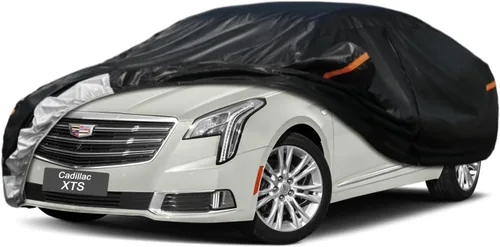 Vista 11 de GUNHYI - Funda de automóvil de 6 capas para Tesla Model 3 (2017-2025), impermeable para todo tipo de clima, protección UV contra la nieve, el sol