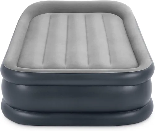 Vista 3 de Intex Pillow Dura-Beam Series Rest Airbed elevado con bomba interna (modelo 2020)