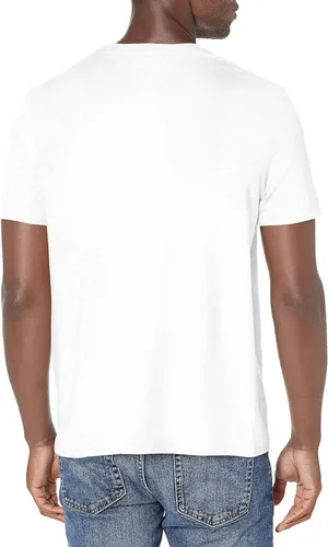 Vista 2 de Tommy Hilfiger Camiseta esencial de algodón con cuello redondo y bolsillo para hombre