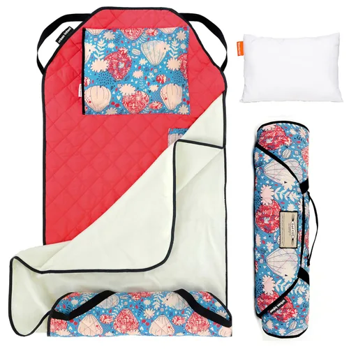 Urban Infant Tot Cot Tapete de Siesta para Niños - Tapete de Siesta para Niños Pequeños Guardería Preescolar Cubierta de Ropa de Cama con Manta y