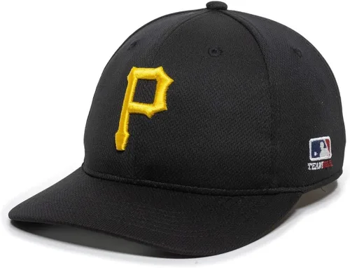 Vista 3 de Outdoor Cap Pittsburgh Pirates - Gorra ajustable para adulto, réplica de la Major League, color negro