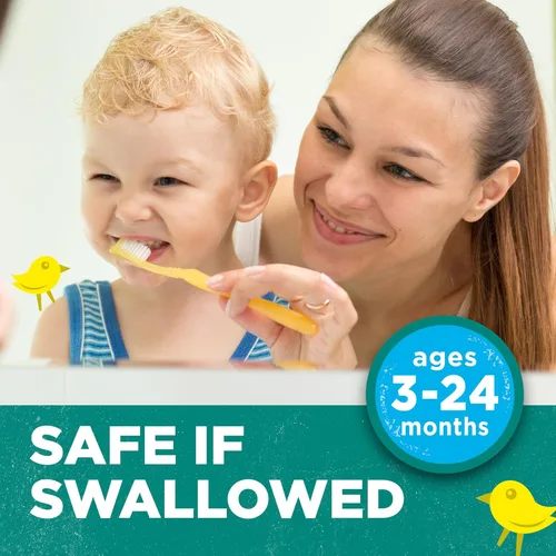 Vista 3 de Pasta de dientes en gel sin fluoruro para niños marca Tom's of Maine, 3 Count