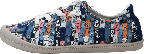 Vista 7 de Skechers BOBS - Tenis de playa para mujer. Bingo-Dog House Party
