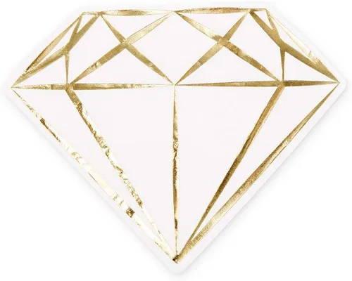 Weddingstar Servilletas de papel para fiestas especiales para ocasiones especiales, diseño de diamante, juego de 40 Diamond