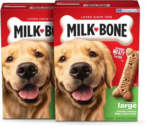 Vista 15 de Milk-Bone Original Dog Treats Galletas para Perros Grandes, 10 Libras (El Embalaje Puede Variar)