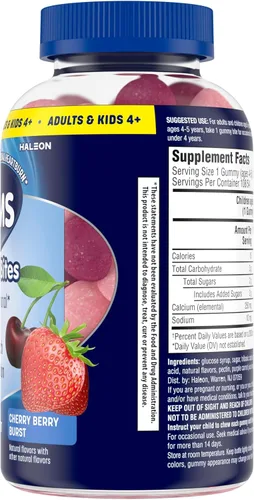Vista 14 de TUMS Gummy Bites Suplemento dietético para el alivio ocasional de la acidez estomacal, malestar estomacal e indigestión ácida, ideal para una