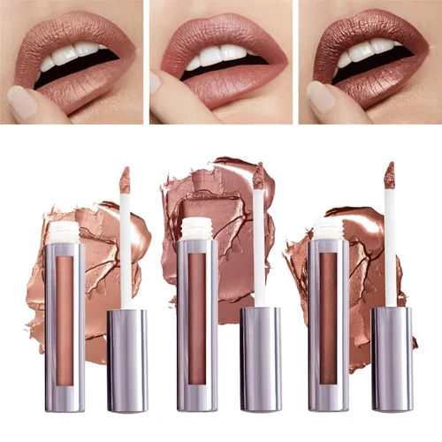 Vista 19 de Runway Rogue Lápiz Labial Líquido de Seda Glam, Lápiz Labial de Larga Duración Rosa Helado-Limonada, ‘Call Sheet