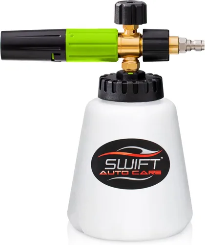 Vista 2 de Cañón de Espuma Premium Swift para Lavadora a Presión – Rociador de Espuma de Servicio Pesado para Lavado de Autos Conector Rápido de ¼ de Pulgada