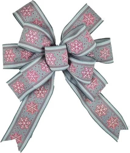 Vista 5 de Wreath Bow for Add On Attachments to Staircase, Garlands, Lanterns - Customized (Christmas Black Tree, Set of 1)