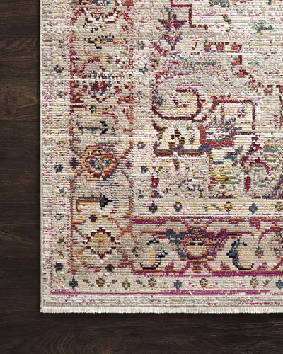 Vista 6 de Loloi Rugs SILVSIL-06REML3B57, Polipropileno, Naturalmulti
