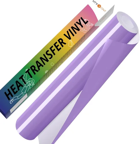 Vista 20 de HTVRONT Rollo de vinilo HTV rosa - 30,5 cm x 3,05 metros Rosa bebé, vinilo para planchar para todas las máquinas de corte y Silhouette Cameo, rollos